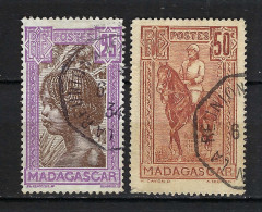 FRANCE Côte Madagascar Ca. 1934: B Obl. Mar. CAD Oct. "La Réunion à Marseille" Sur TP Divers - Oblitérés