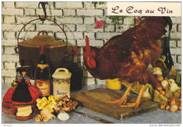 CARTE POSTALE RECETTE - LE COQ AU VIN - Ricette Di Cucina