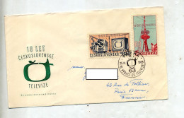 Lettre Cachet Prague Sur Telecom - Lettres & Documents