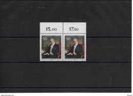 BERLIN 1969 Alexander Von Humboldt Naturaliste  Paire Yvert 323, Michel 346 NEUF** MNH - Unused Stamps