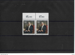 BERLIN 1969 Alexander Von Humboldt Naturaliste  Paire Yvert 323, Michel 346 NEUF** MNH - Nuovi