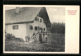 AK Abtenau, Blick Zum Gasthaus Postalm  - Sonstige & Ohne Zuordnung