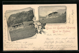 AK Thiersee /Tirol, Das Gasthaus Ursprung Bei Kufstein, Mit Wendelstein  - Altri & Non Classificati