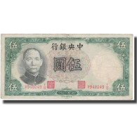 Billet, Chine, 5 Yüan, 1936, 1936, KM:213b, TB - Cina