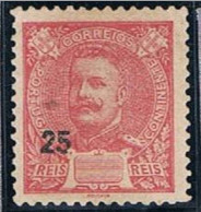 Portugal, 1898, # 141, Taxa Deslocada, MNG - Nuevos