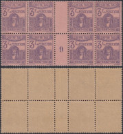 Tunisie 1929 - Colonie Française - Timbres Neufs. Taxe Nr.: 49. Bloc De 8 Avec Millesime "9"........  (EB) AR-02947 - Unused Stamps