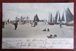Cpa Ahlbeck ; Strandpartie Mit Segelbooten 1902 - Usedom