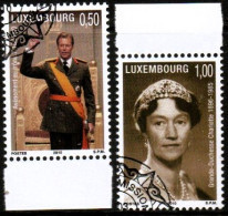 LUXEMBOURG, LUXEMBURG 2010, MI 1852 - 1853, 10 JAHRESTAG THRONBESTEIGUNG,  ESST GESTEMPELT, OBLITERE - Used Stamps