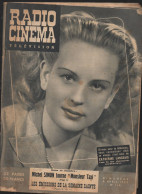 Revue RADIO CiNEMA TELEVISION  N° 116 Avril 1952 Catherine LANGEAIS (CAT4082/116 ) - Cinéma/Télévision