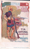 Neuchâtel, Tir Cantonal à Neuchâtel 1906 (442) - Tiro (armas)