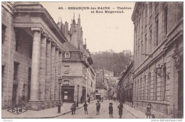 CPA 25 - BESANCON-LES BAINS - Théatre Et Rue Mégevan - Besancon