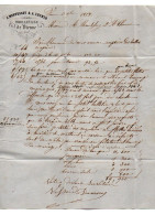 VP23.125 - 1858 - Lettre - Moulinage De Vienne - A. MONTESSUY & A. CHOMER à VIENNE ( Isère ) Pour LYON - 1800 – 1899