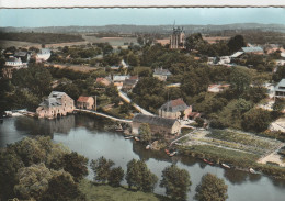 CPSM 49 SEICHES SUR LE LOIR MATHEFLON  VUE GENERALE AERIENNE - Seiches Sur Le Loir