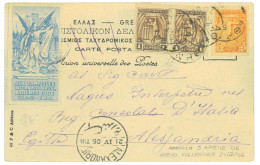 P3399 - GREECE POST CARD SEND FROM ATHENS TO ALEXANDRIA!!! THE 5/4/1906 WITH NET ARRIVAL CANCELLATION. - Zomer 1896: Athene