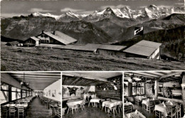 Hotel-Restaurant-Berghaus Niederhorn - 4 Bilder  (010078) * 27. 5. 1958 - Beatenberg