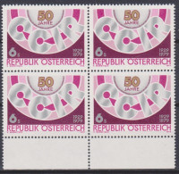 1979 , Mi 1598 ** (3) -  4 Er Block Postfrisch - Internationaler Beratender Ausschuß Für Den Funkdienst CCIR - Neufs