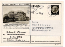 64767 - Deutsches Reich - 1940 - 6Pfg Hindenburg GABildKte "Uni Freiburg" BERLIN - ... ASCHENPUTTEL ... -> Schramberg - Roeisport