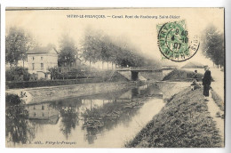 CPA 51 VITRY-le-FRANCOIS Canal - Pont Du Faubourg Saint-Dizier - Vitry-le-François