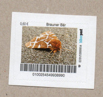 X03] BRD - Privatpost Biberpost - Schmetterling Butterfly - Brauner Bär (Arctia Caja) - Private & Local Mails
