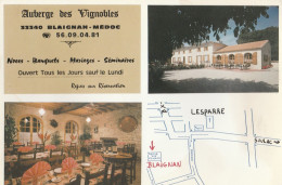 CPSM 33 BLAIGNAN-MEDOC AUBERGE DES VIGNOBLES  MULTIVUES - Autres & Non Classés