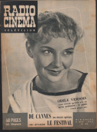 Revue RADIO CiNEMA TELEVISION  N° 172 Mai 1953 Odile VERSOIS  (CAT4082/172) - Film/ Televisie
