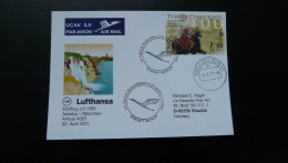 Premier Vol First Flight Antalya Turkey To Munchen Airbus A321 Lufthansa 2011 - Cartas & Documentos