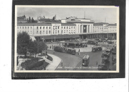 Europe-Suisse-GENEVE- Une Vue Animée De La " PLACE Et GARE CORNAVIN " En 1935- Tramways - Genève