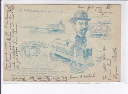 PUBLICITE : Collection Du Chauffeur - Eugène Brillié Ingénieur - Autographe De La Famille -  Automobile) - Très Bon état - Publicité