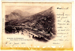 St-Michel De Maurienne Grand Perron Et Route Des Encombres - Saint Michel De Maurienne