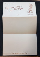 Enveloppe De Franchise Militaire Et Lettre Illustrée " Quelque Part En Belgique ;r'mette ça Encore Une Fois " - WW II (Covers & Documents)