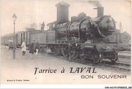 CAR-AAIP3-53-0285 - J'arrive A LAVAL - Bon Souvenir - Train - Laval