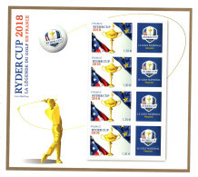 YV BF 142 N** MNH Luxe , Ryder's Cup Blanc , Cote 55 Euros - Mint/Hinged