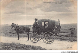 CAR-AAHP4-56-0327 - Coutumes - Moeurs Et Coustumes Bretons - Une Calèche - Belle Ile En Mer