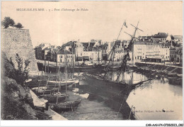 CAR-AAHP4-56-0326 - BELLE-ILE-EN-MER - Port D'échouage De Palais - Bateaux - Carte Pliee, Vendue En L'etat - Belle Ile En Mer