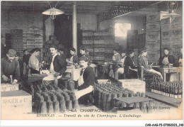 CAR-AAGP3-51-0273 - EPERNAY - Travail Du Vin De Champagne - L'emballage  - Epernay