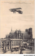 CAR-AAGP3-51-0267 - L'Aeroplane "Farman"évoluant Au Dessus De La Cathedrale De Reims - Publicite - Andere & Zonder Classificatie