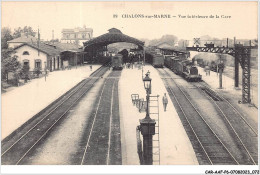 CAR-AAFP6-51-0495 - CHALONS-SUR-MARNE - Vue Intérieure De La Gare - Trains - Châlons-sur-Marne