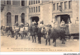 CAR-AAFP5-51-0456 - Vendanges Et Travail Du Vin En Champagne - Enlévement Pour L'expédition Des Vins De Champagne  - Ay En Champagne