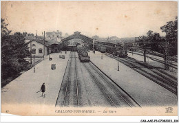 CAR-AAEP3-51-0255 - CHALONS-SUR-MARNE - La Gare - Train - Châlons-sur-Marne