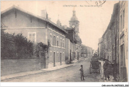 CAR-AAAP6-55-0394 - LEROUVILLE - Rue Nationale Et Eglise - Lerouville