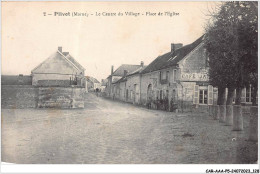 CAR-AAAP5-51-0369 - PLIVOT - Centre Du Village - Place De L'Eglise - Cafe - Epernay