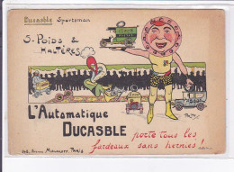PUBLICITE : L'Automatique Ducasble (orgue De Barbarie - Poste - Illustrée Par Pritt) - état - Publicité