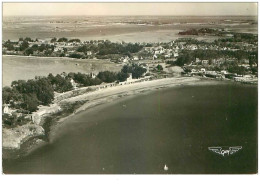 56.ILE AUX MOINES.n°22395.PLAGE DU DRENN ET LE BOURG.CPSM. - Ile Aux Moines