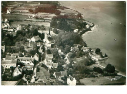 56.ILE AUX MOINES.n°22394.L'EGLISE ET LA PLAGE DE PORT MIGUEL.CPSM. - Ile Aux Moines