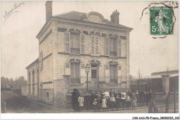 CAR-AASP8-0590 - FRANCE - CARTE PHOTO - CHEVILLON - ECOLE - Chevillon