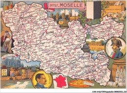 CAR-AAQP3-0275 - AIGUEBELLE - MOSELLE - Formé En 1790 D'une Partie De La Lorraine - Sonstige & Ohne Zuordnung