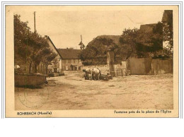 57.ROHRBACH.FONTAINE PRES DE LA PLACE DE L'EGLISE - Autres & Non Classés