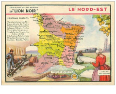 57.LE NORD-EST.n°24.EDITION SPECIALE DES PRODUITS DU "LION NOIR".PRINCIPAUX PRODUITS.CARTE ET LEGENDE - Autres & Non Classés