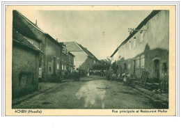 57.ACHEN.RUE PRINCIPALE ET RESTAURANT MULLER - Autres & Non Classés