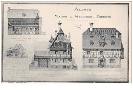 57 . N° 50471 . Alsace Maison Du Menuisier Ebeniste. - Andere & Zonder Classificatie